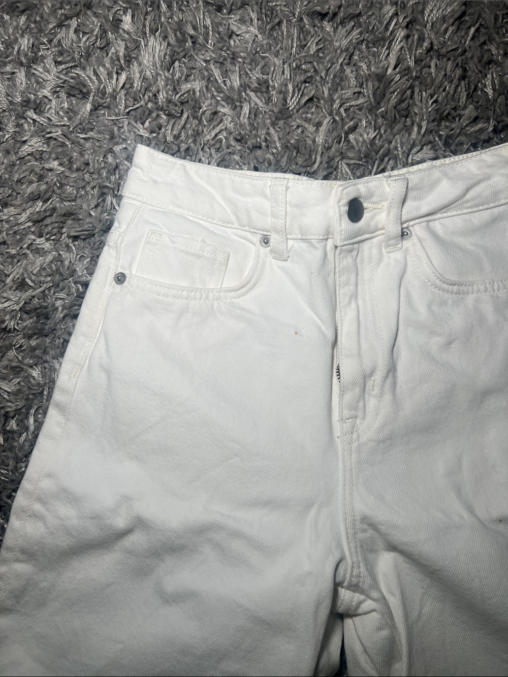 Women High Waist Denim Shorts - Picture 3 of 8